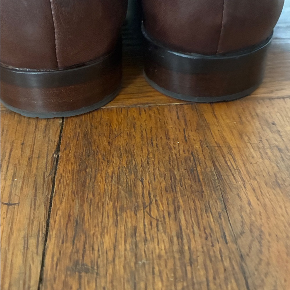 Frye Rich Brown Leather Ankle Booties - Picture 4 of 5